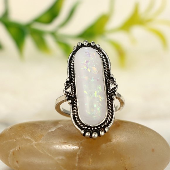 🆒 Diamond Star Moon Ball Joint Ring Set 7 Picese - Picture 4 of 15